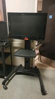 LG 32LG30DC-UA 32" MONITOR ON PORTABLE MOUNT STAND