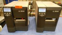 ZEBRA ZM400 LOT OF (2) BARCODE LABEL PRINTERS