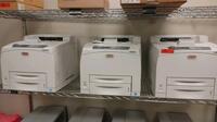 OKI LOT OF (3) PRINTERS: (2) 9710, (1) 9720