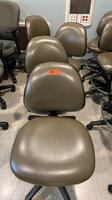 ERGO CENTRIC LOT OF (6) EXAM STOOLS