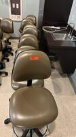 ERGO CENTRIC LOT OF (6) EXAM STOOLS