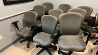 LOT OF (9) TASK CHAIRS