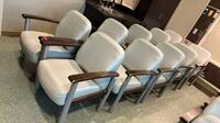 LOT OF (10) LOBBY ARM-CHAIRS