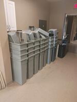 LOT OF VARIOUS TRASH RECEPTACLES