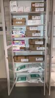 LOT OF ASSORTED CATH LAB DISPOSABLES (EXPIRED) REF EXP QTY IN BOX