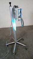 OHMEDA BILIBLANKET PLUS PHOTOTHERAPY SYSTEM ON ROLLING STAND