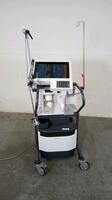 NELLCOR PURITAN BENNETT 840 VENTILATOR WITH COMPRESSOR ON ROLLNG STAND (BILEVEL, TC, VV+, NEOMODE)(SN 3510070926)