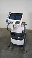 NELLCOR PURITAN BENNETT 840 VENTILATOR WITH COMPRESSOR ON ROLLNG STAND (BILEVEL, TC, VV+, NEOMODE)(SN 3510061801)