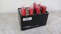 SYNTHES 530.601 BATTERY CHARGER WITH 6 BATTERIES