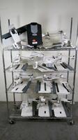 GCX LOT OF MONITOR MOUNT ARMS (NO CART)