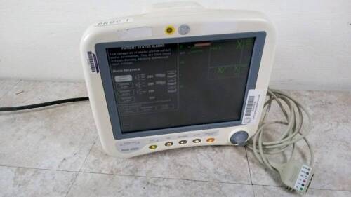 GE DASH 4000 PATIENT MONITOR WITH ECG CABLE