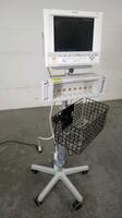 PHILIPS M1204A V26C PATIENT MONITOR ON ROLLING STAND