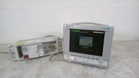 HP M1204A VIRIDIA 24C PATIENT MONITOR WITH MODULE RACK AND MODULES (ECG/RESP, PRESS, REC)