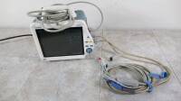 MINDRAY DPM 4 PATIENT MONITOR WITH CABLES (ECG, SPO2, BP)