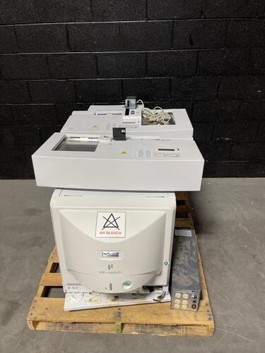 SYSMEX UF-1000I URINE CELL ANALYZER W/SIEMENS CLINTEK ATLAS URINE CHEMISTRY ANALYZER