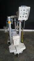 GE GIRAFFE SHUTTLE VENTILATOR ON ROLLING STAND