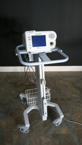 RESPIRONICS BIPAP FOCUS VENTILATOR ON ROLLING STAND