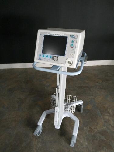 RESPIRONICS BIPAP VISION VENTILATOR ON ROLLING STAND