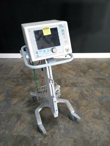 RESPIRONICS BIPAP VISION VENTILATOR ON ROLLING STAND