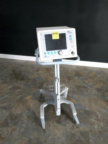 RESPIRONICS BIPAP VISION VENTILATOR ON ROLLING STAND