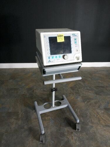 RESPIRONICS BIPAP VISION VENTILATOR ON ROLLING STAND