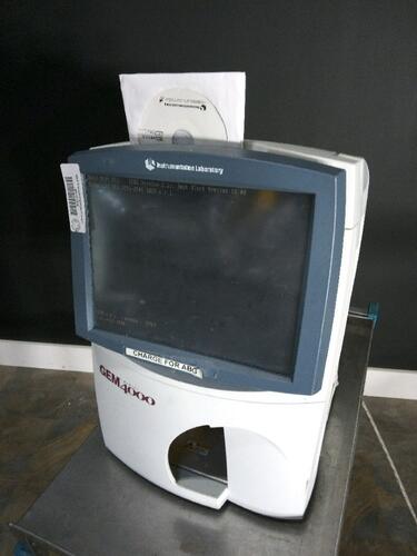 INSTRUMENTATION LABORATORY PREMIER GEM 4000 BLOOD GAS ANALYZER