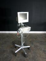 PHILIPS V24E PATIENT MONITOR ON ROLLING STAND