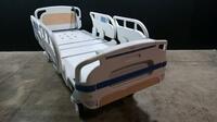 STRYKER SECURE 3002 S3 HOSPITAL BED WITH HEAD & FOOTBOARD (CHAPERONE WITH ZONE CONTROL, BED EXIT, SCALE) (IBED AWARENESS)