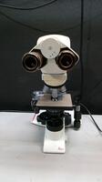 LEICA DM 1000 LAB MICROSCOPE WITH EYEPIECES BOTH (10X/20) & 5 OBJECTIVES (100,50,4020,10)