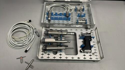 STRYKER COMMAND 2 POWER INSTRUMENT SET TO INCLUDE 2296-88 MICRODRIVER, 2296-210 50K DRILL, 2296-234 SAG SAW, 2296-231 OSC SAW HANDPIECES & ATTACHMENTS