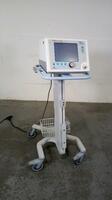 RESPIRONICS BIPAP VISION VENTILATORY SUPPORT SYSTEM ON ROLLING STAND