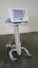 RESPIRONICS BIPAP VISION VENTILATORY SUPPORT SYSTEM ON ROLLING STAND