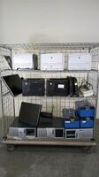 LOT OF COMPUTERS, PRINTERS, MONITORS (NO CART)