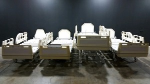 LOT OF HILL-ROM ADVANCE SERIES HOSPITAL BEDS