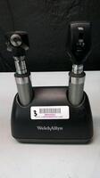 WELCH ALLYN OTO/OPTHALMOSCOPE WITH 7114 CHARGER WITH HEADS