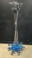 LOT OF IV POLES