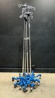 LOT OF IV POLES