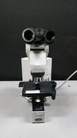 OLYMPUS BX40 LAB MICROSCOPE WITH 2 OBJECTIVES