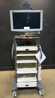 KARL STORZ ENDOSCOPY CART WITH LED HD MONITOR