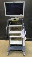 KARL STORZ ENDOSCOPY CART WITH WIDEVIEW HD MONITOR