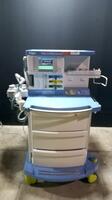 DRAGER FABIUS GS PREMIUM ANESTHESIA MACHINE WITH (3.37A SOFTWARE VERSION, VOLUME CONTROL, PRESSURE CONTROL, PRESSURE SUPPORT, SIMV/PS, MAN SPONT)