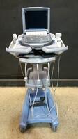 SONOSITE M-TURBO PORTABLE ULTRASOUND MACHINE WITH 3 PROBES (P21, L38, C60) (SERIAL# 03D628) (DOM: 9/2008)