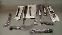 LOT OF LARYNGOSCOPE BLADES & HANDLES