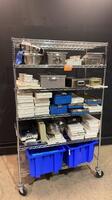 LOT OF EMPTY INSTRUMENT CASES & TRAYS (NO CART)