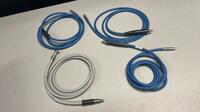 LOT OF FIBER OPTIC LIGHT CABLES