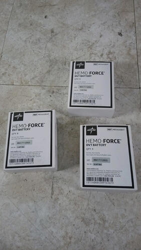 MEDLINE HEMO-FORCE DVT BATTERIES (QTY. 3)