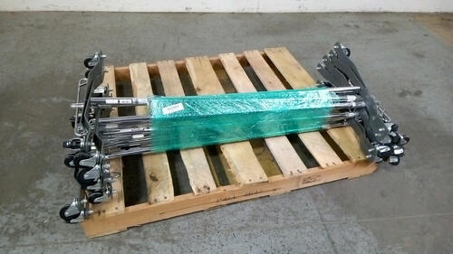 DRIVE LOT OF IV POLES (QTY. 8)