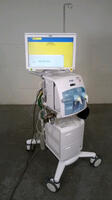 DRAGER BABYLOG VN500 VENTILATOR WITH INFINITY C500 MONITOR ON ROLLING STAND (SW 2.51)