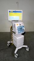 DRAGER BABYLOG VN500 VENTILATOR WITH INFINITY C500 MONITOR ON ROLLING STAND (SW 2.51)