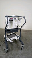 NELLCOR PURITAN BENNETT 840 VENTILATOR ON ROLLING STAND (BILEVEL, TC, NEOMODE, VV+, RM, PAV+)(SN 3510010498)